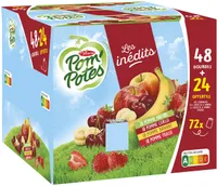 POM'POTES Pomme/Pomme Cerise/Pomme Banane/Pomme Fraiss