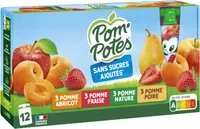 Compotes Gourdes Multi variétés 12x90g