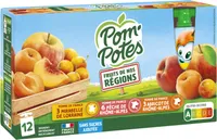 POM'POTES Compotes Gourdes Multivariétés de nos Régions 12x90g