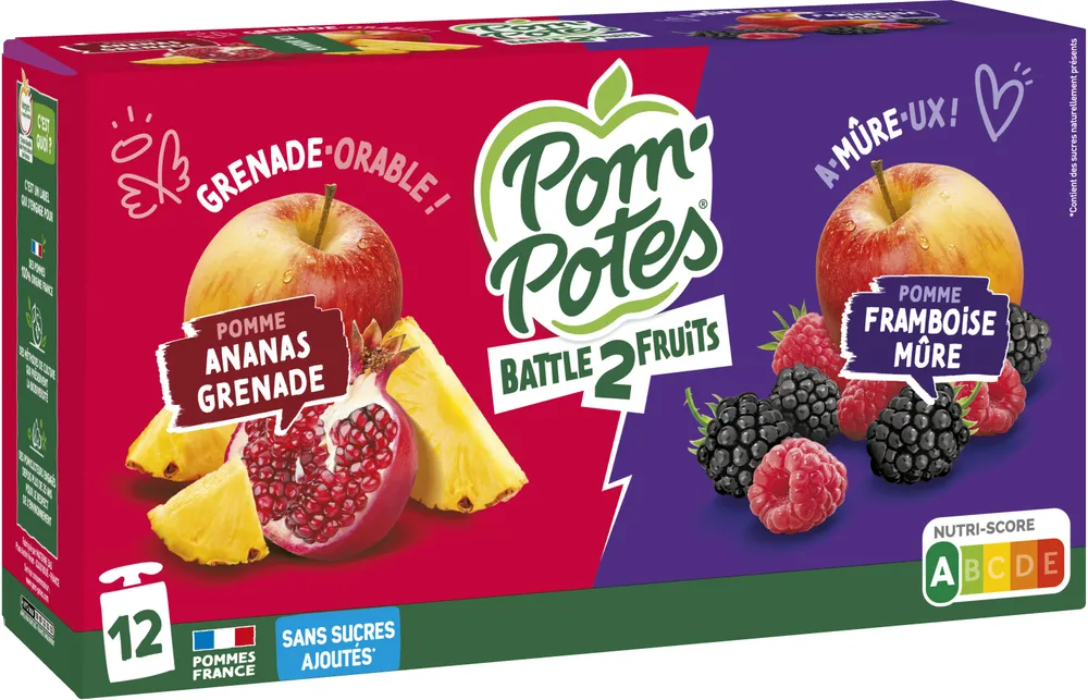 Pom potes battle 2 fruits
