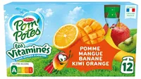Pom'Potes Les Vitaminés sans sucres ajoutés