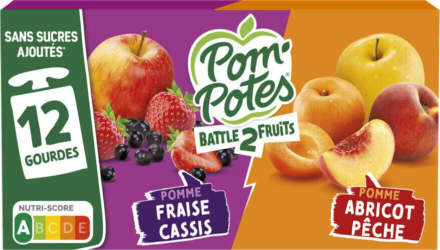 Compote Sans Sucres Ajoutés Battle 2 Fruits