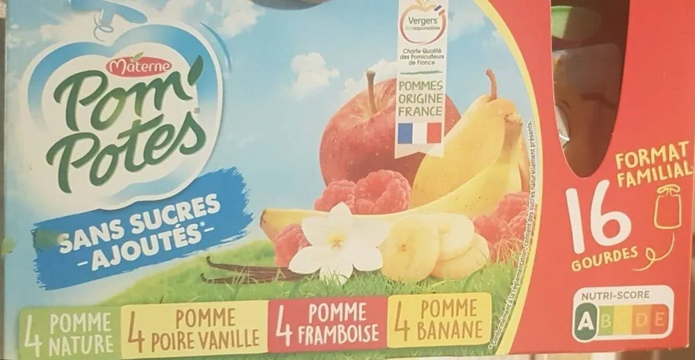 Pom' Potes SANS SUCRES AJOUTÉS