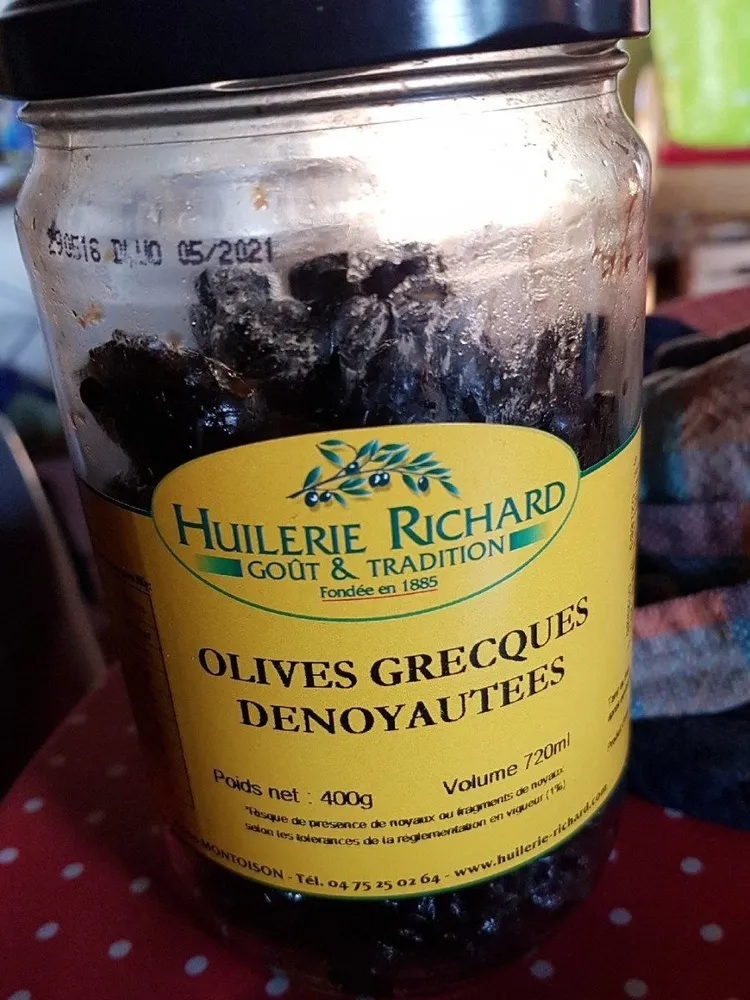 Olives grecques dénoyautées