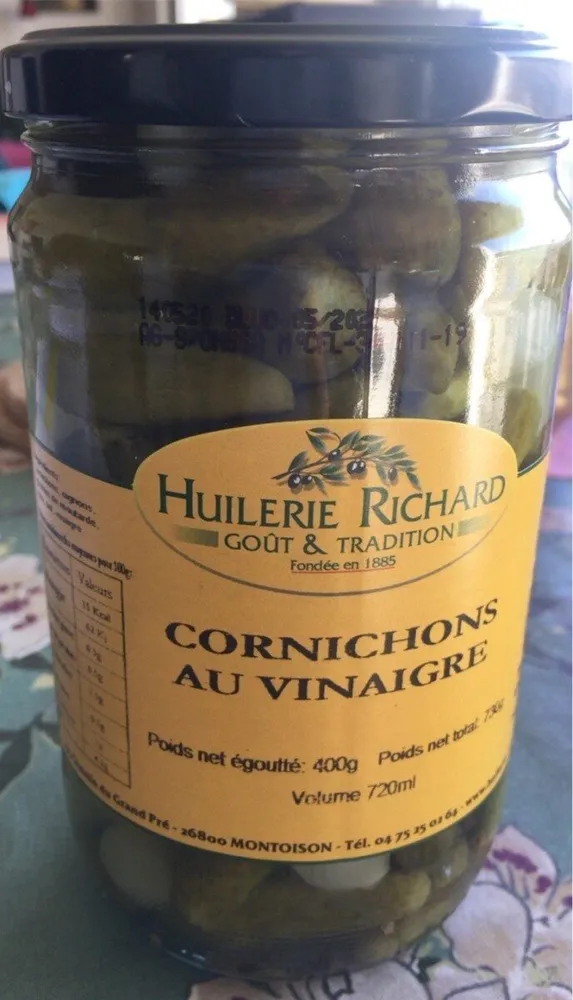 Cornichons au vinaigre