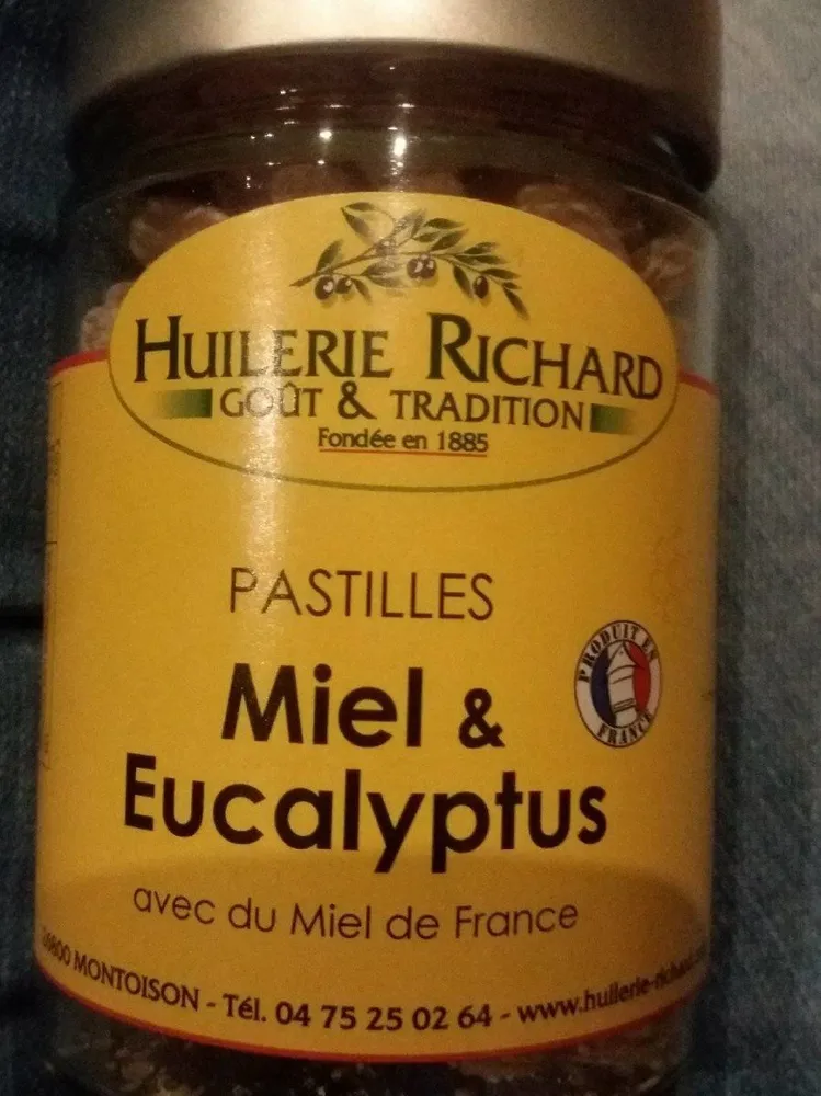 Pastilles miel et eucalyptus