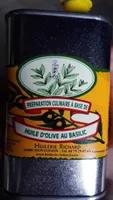 Huile d'olive au basilic