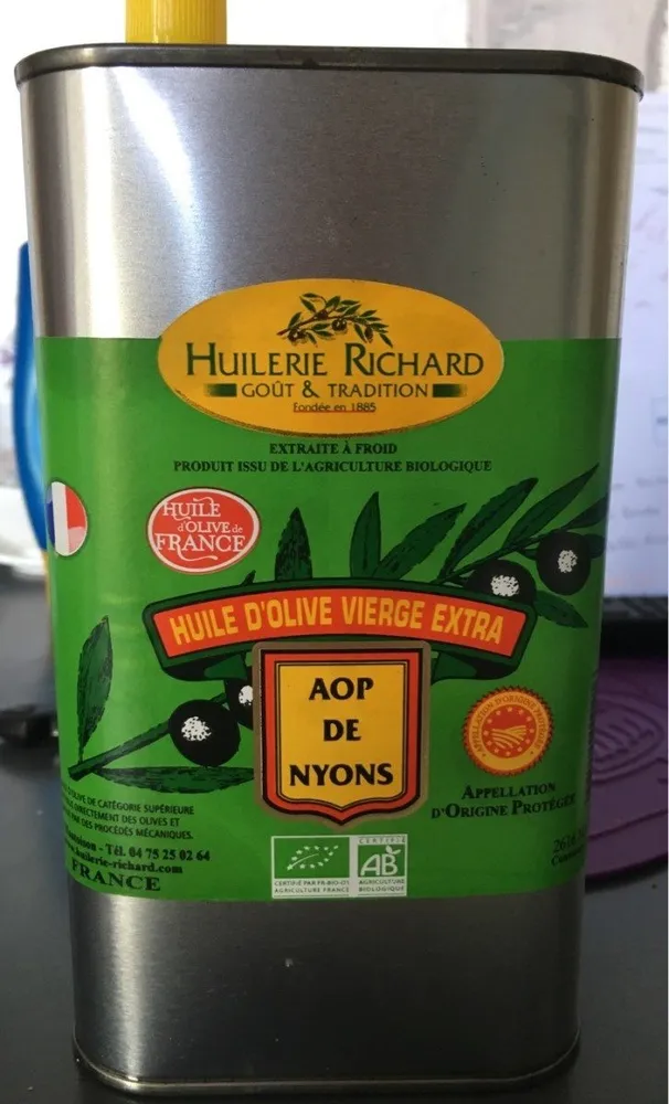 Huile d'olive AOP de Nyons