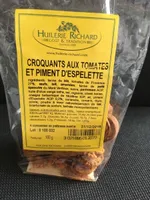 Croquants aux tomates et piment d'espelette