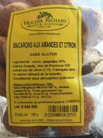 Macarons aux amandes et citron