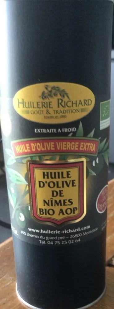Huile d’olive de Nimes bio AOP