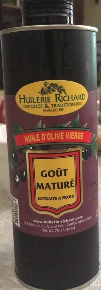 Huile d’olive vierge