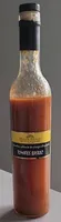 Préparation culinaire de vinaigre à la pulpe de tomates basilic
