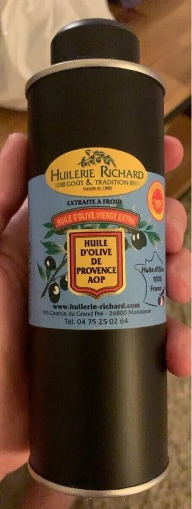 Huile d’olive vierge extra de Provence AOP
