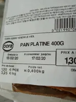 Pain platine 400 g