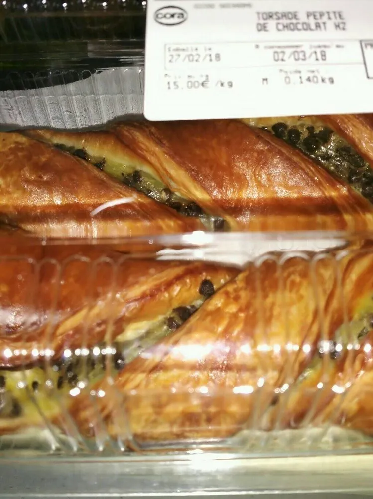 Torsades pépites de chocolat