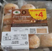 Mini beignet fourrés chocolat noisettes