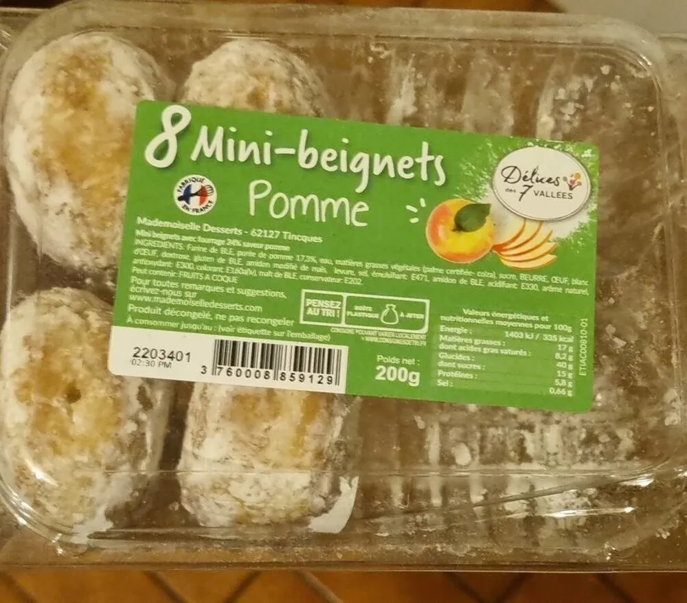 Mini beignets pomme