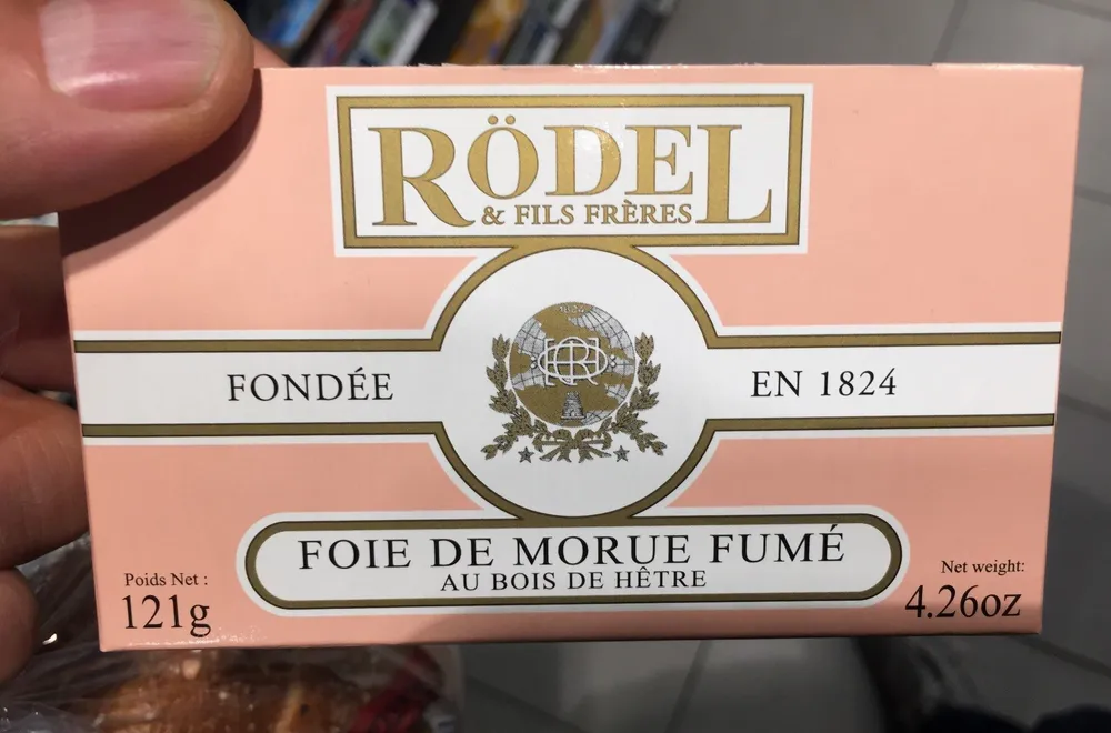 Foie de morue fumé