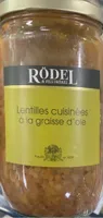 Lentilles cuisinées à la graisse d’oie