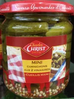 Mini cornichons aux 2 vinaigres cueillis main