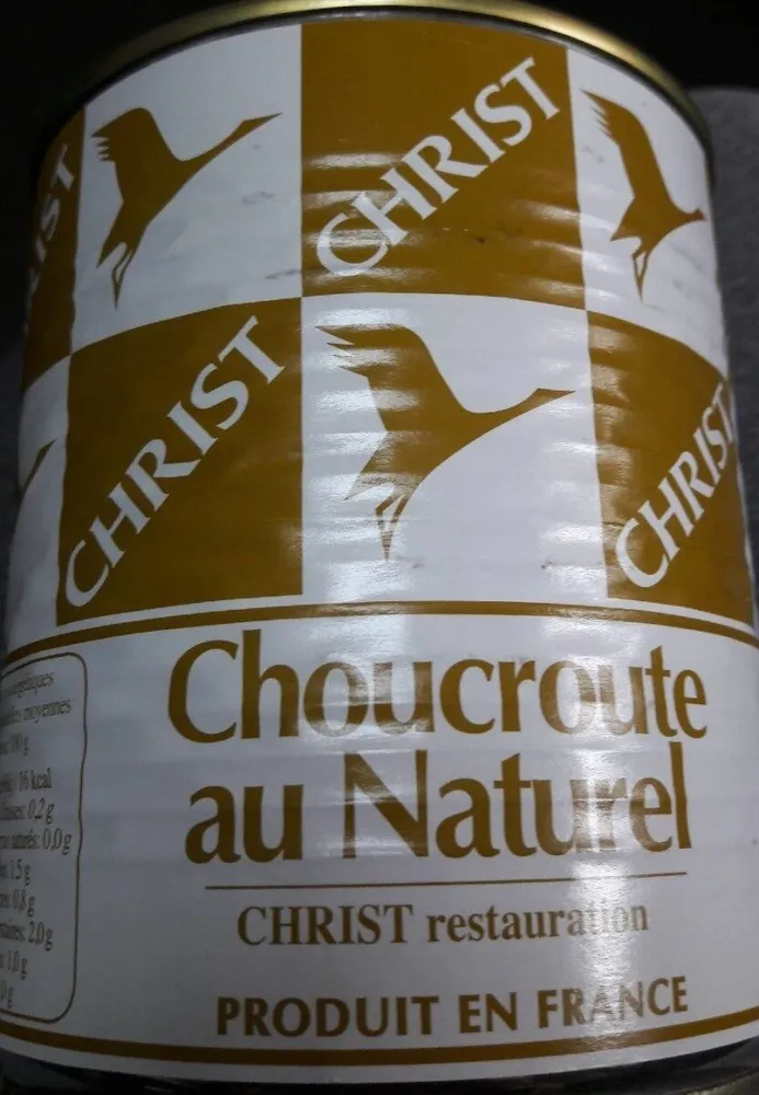 Choucroute au naturel