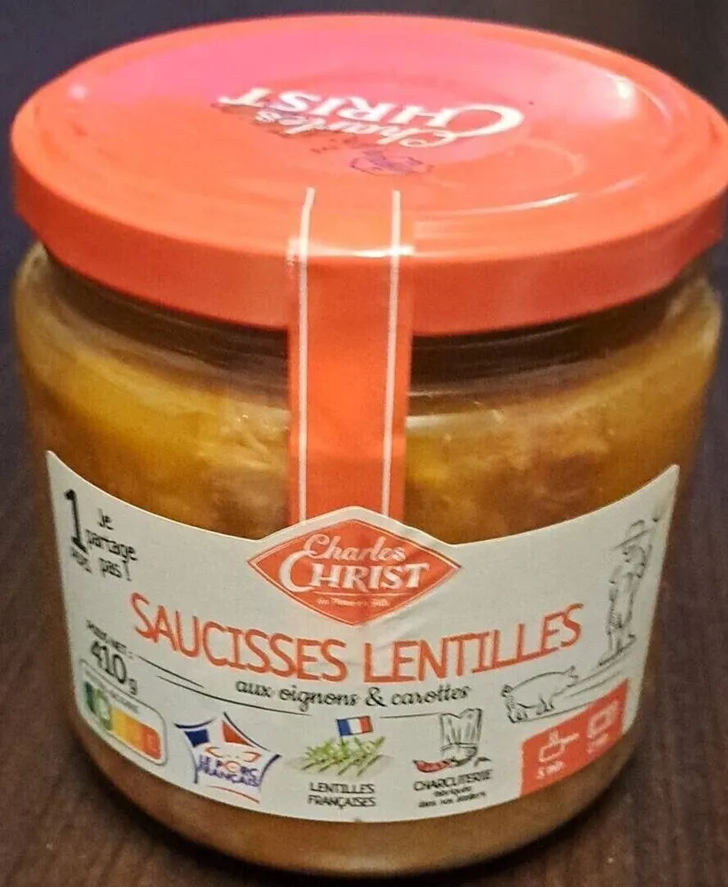 Saucisses lentilles