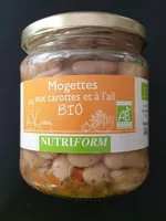Mogettes aux carottes et a l'ail