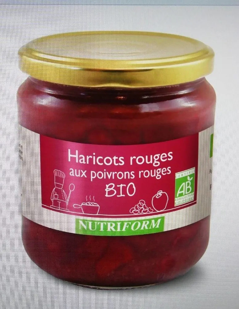 Haricots rouges aux poivrons rouges