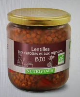 Lentilles aux carottes et aux oignons