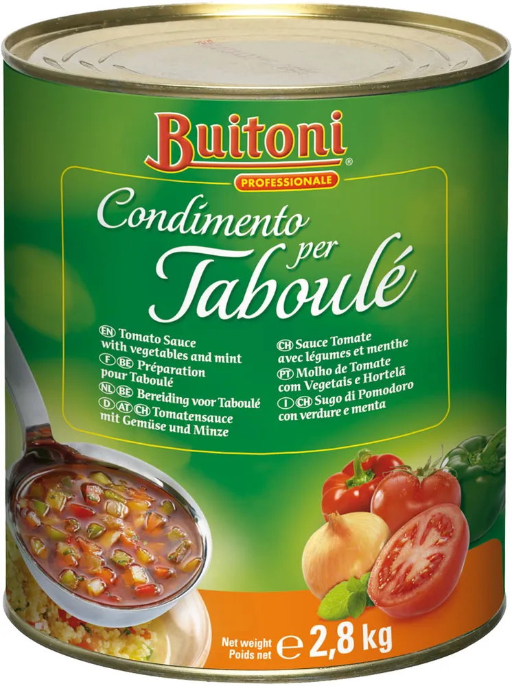 Préparation pour Taboulé BUITONI Boîte 3/1 de 2,8 kg pour 30 à 40 portions