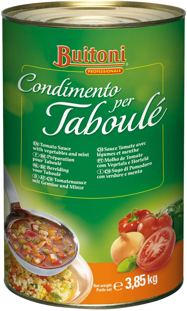Préparation pour Taboulé BUITONI Boîte 5/1 de 3,85 kg pour 40 à 60 portions
