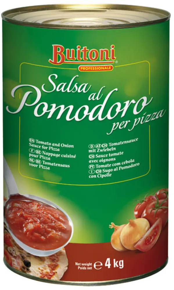 Nappage Cuisiné pour Pizza BUITONI Boîte 5/1 de 4 kg