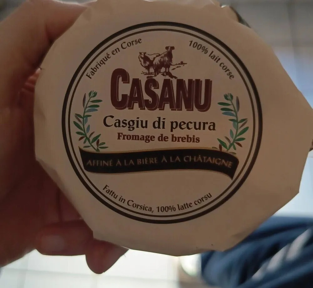 Fromage de brebis affiné bierre et châtaigne