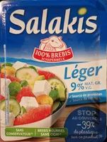 Fromage de brebis au lait pasteurisé allégé en matière grasse