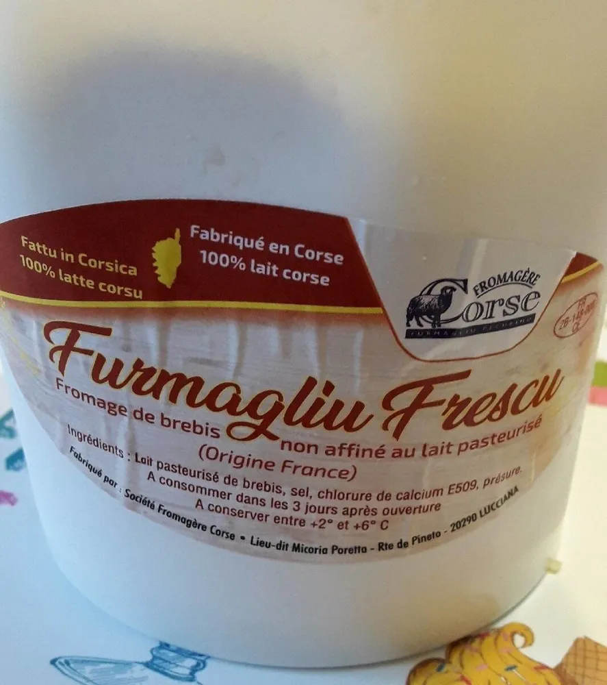 Fromage frais Casanu