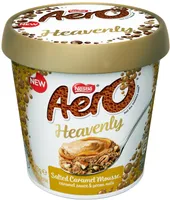 Aero Heavenly Salted Caramel Mousse and Pecan Nuts