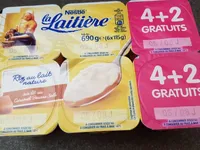 Riz au lait nature sur lit de caramel au beurre salé