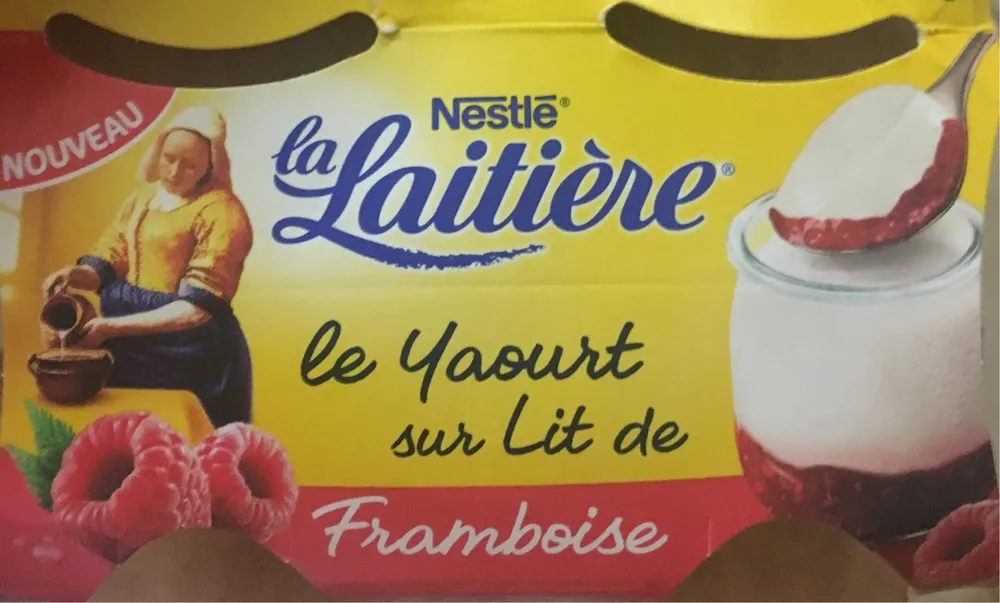 Le Yaourt sur Lit de Framboise