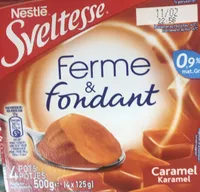 Yaourt ferme & fondant caramel Sveltesse