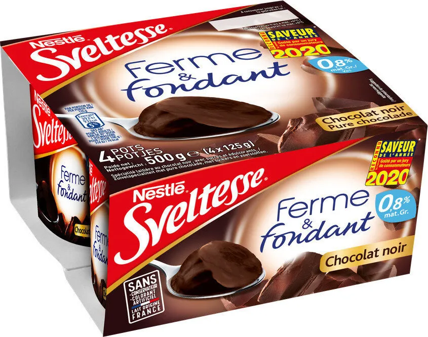 Sveltesse yaourt allégé au chocolat noir