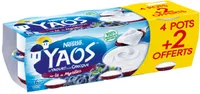 Yaos Le Yaourt à la Grecque sur lit de myrtilles 6 x 125 g