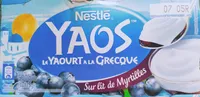 Yaos Le Yaourt à la Grecque sur lit de myrtilles