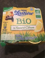 Le yaourt citron bio