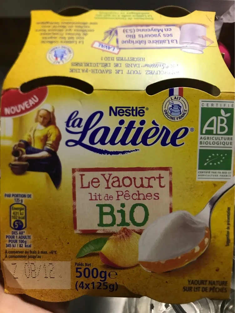 L'onctueux sur lit de pêches