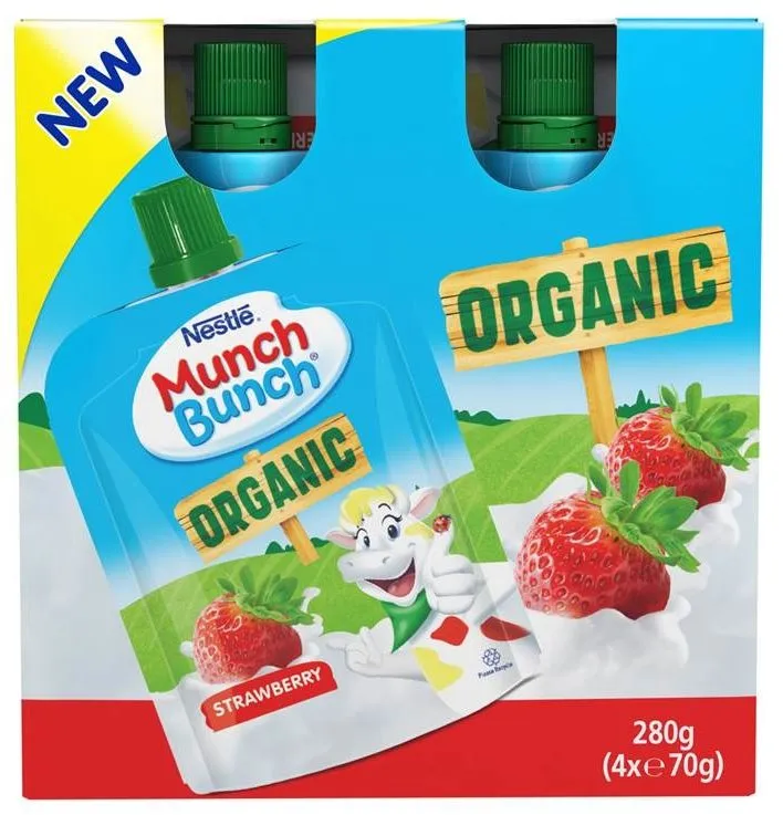 Munch Bunch Organic Pouch Strawberry