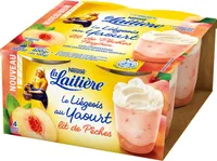 Le liégeois au yaourt à la pêche
