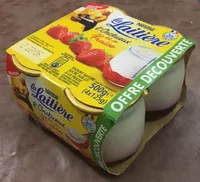 La laitière, l'Onctueux sur lit de fraise
