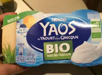 YAOS Yaourt Grec nature Bio