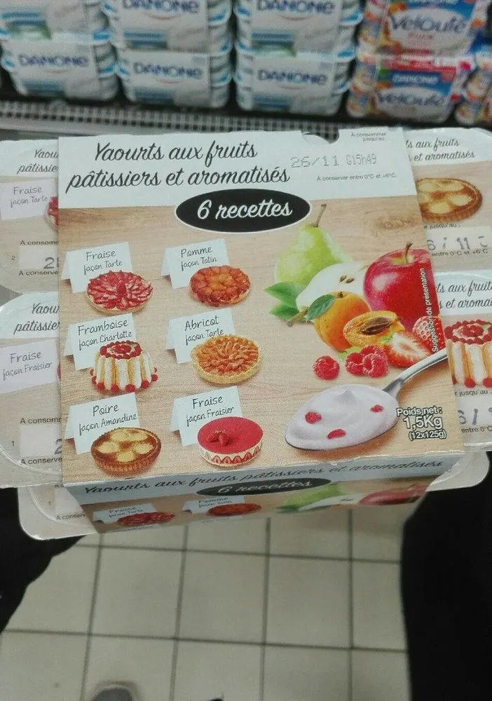 Yaourt aux fruits pâtissier
